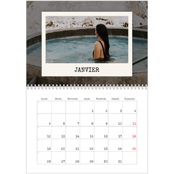 Calendrier photo A4 double — L'édition portrait