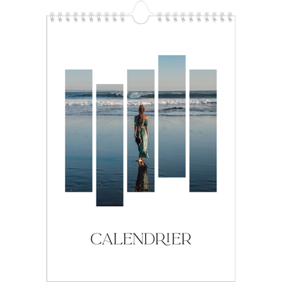 Calendrier photo A4 (20 x 30 cm) — Fragments de voyage [couverture]
