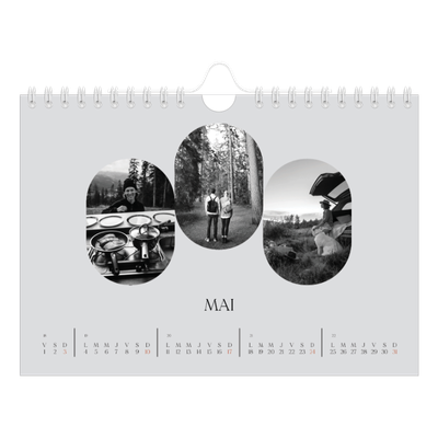 Calendrier photo A5 — Sur la route [couverture]