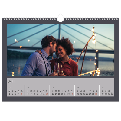 Calendrier photo A3 — Un monde en couleur [Avril]