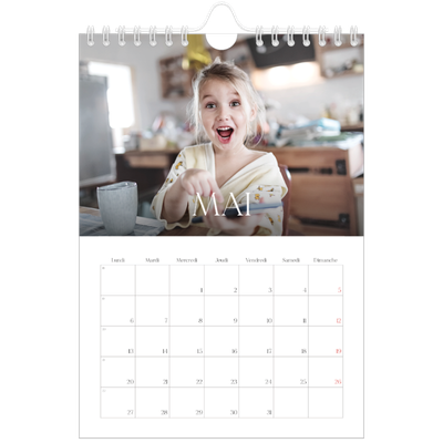 Calendrier photo A5 — Douze jolis mois [couverture]