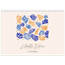 Calendrier photo A4 double (30 x 40 cm) — Coraux minimalistes [couverture]