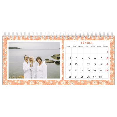 Calendrier de bureau — En floraison [Février]