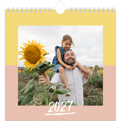 Calendriers annuels carré — Papier peint acidulé [couverture]