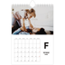 Calendrier photo A5 — Projecteur sur les lettres [Février]