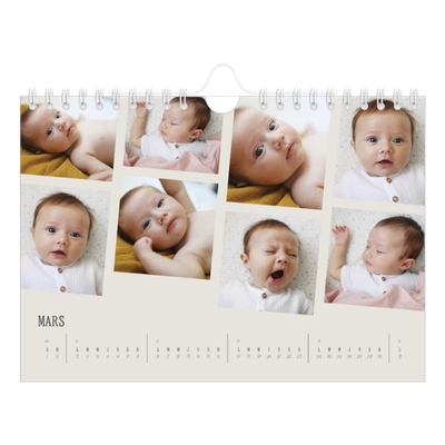 Calendrier photo A5 — Souvenirs en mouvement [Mars]