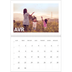 Calendrier photo A4 double (30 x 40 cm) — Grand mois [Avril]