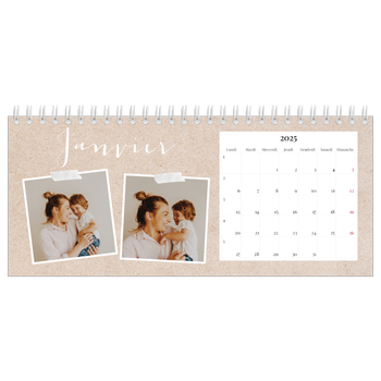 Calendrier de bureau — Calendrier-album