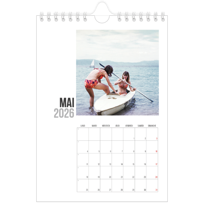 Calendrier photo A5 — Texte abrégé [couverture]