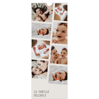 Calendrier mural long  — Souvenirs en mouvement [couverture]