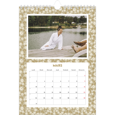 Calendrier photo A4 (20 x 30 cm) — En floraison [Mars]
