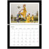 Calendrier photo A4 double (30 x 40 cm) — Cadre noir [Février]