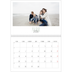 Calendrier photo A4 double (30 x 40 cm) — Mix de typographies [Avril]