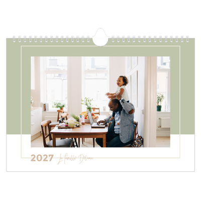 Calendrier photo A4 — Palette naturelle [couverture]