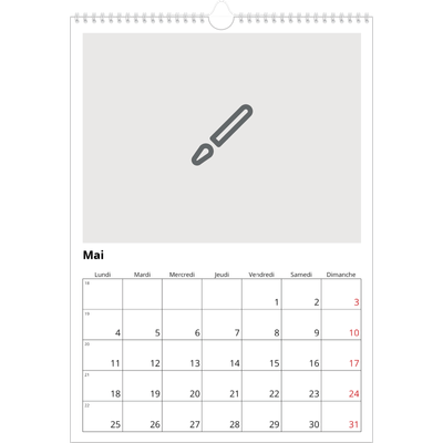 A3 Calendrier annuel — Créez votre produit [couverture]