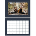 Calendrier photo A4 double (30 x 40 cm) — Bleu de Prusse [Avril]