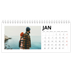 Calendrier de bureau — Espace blanc [Janvier]