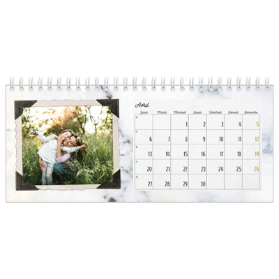 Calendrier de bureau — Collection de photos [Avril]