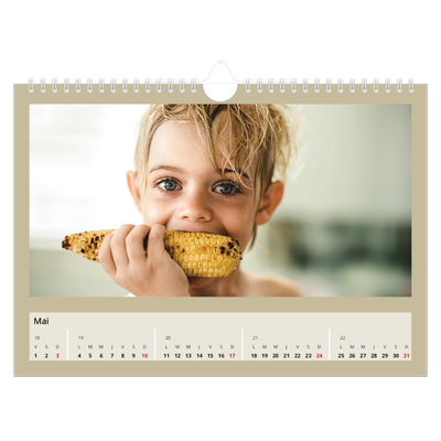 Calendrier photo A4 — Terracotta [couverture]
