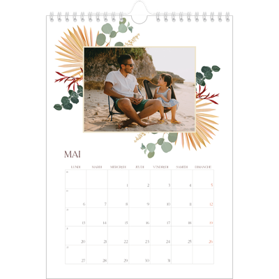 Calendrier photo A4 (20 x 30 cm) — Bohème [couverture]
