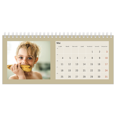 Calendrier de bureau — Terracotta [couverture]