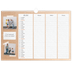Calendrier photo A3 — Agenda kraft - Famille de 3 [Mars]