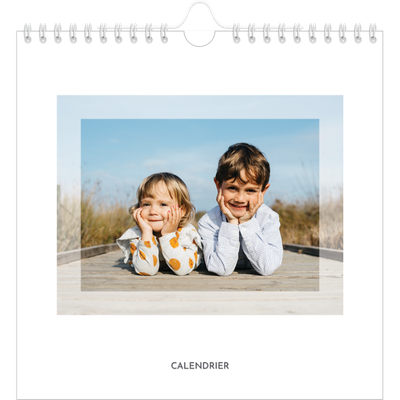 Calendriers annuels carré — Cadre clair [couverture]