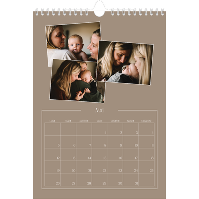 Calendrier photo A4 (20 x 30 cm) — Souvenirs artisanaux [couverture]