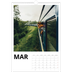 A3 Calendrier annuel — Espace blanc [Mars]
