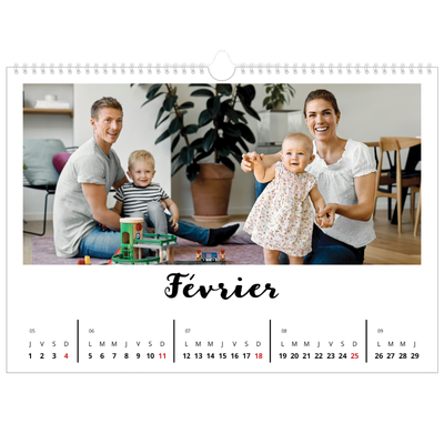 Calendrier photo A3 — Fait Main [Février]
