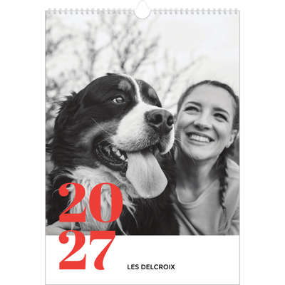 A3 Calendrier annuel — Une année audacieuse [couverture]