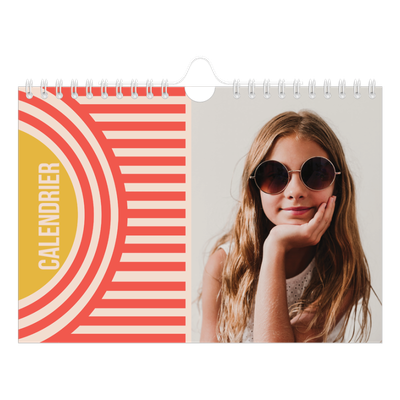 Calendrier photo A5 — Fun et moderne [couverture]