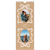 Calendrier mural long  — Kraft et nœud [couverture]