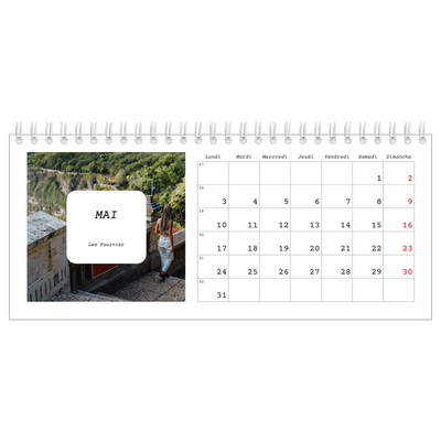 Calendrier de bureau — Toute l'histoire [Mai]
