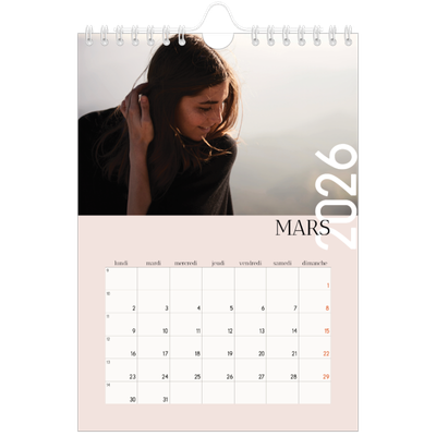 Calendrier photo A5 — Superposition [Mars]