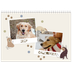 Calendrier photo A4 double (30 x 40 cm) — Chiot joueur [couverture]