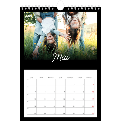 Calendrier photo A4 (20 x 30 cm) — Diapositive [couverture]