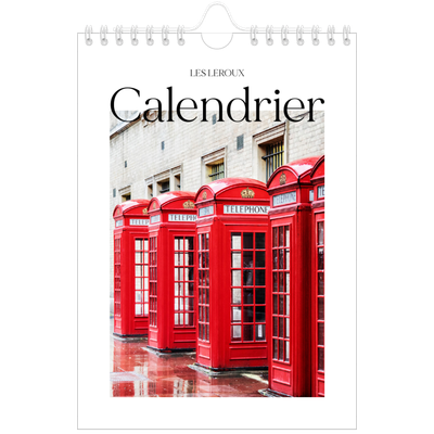 Calendrier photo A5 — Mon carnet de voyage [couverture]