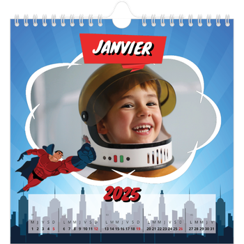Calendrier photo carré — Bande dessinée