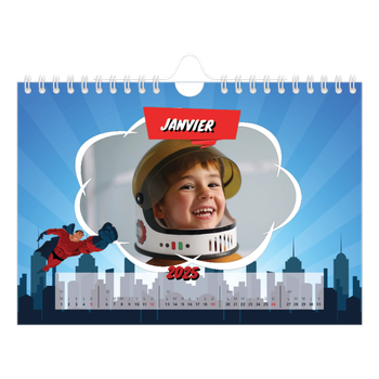 Calendrier photo A5 — Bande dessinée