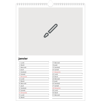 Calendrier photo A3 — Créez votre produit