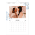 Calendrier photo A5 — Romance en bleu et blanc [Avril]