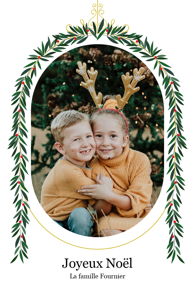 Faire-part & Cartes — Guirlande de baie d'hiver