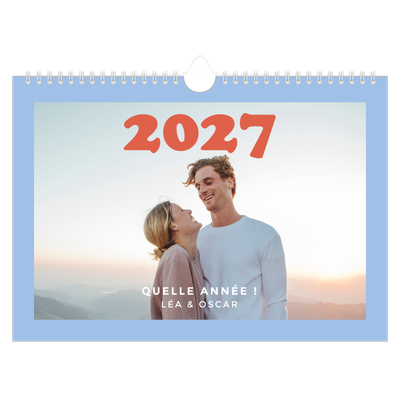Calendrier photo A4 — Cadres rétro [couverture]