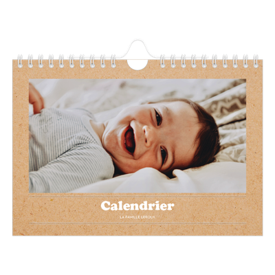 Calendrier photo A5 — Chronique de l'année [couverture]