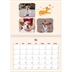 Calendrier photo A4 double (30 x 40 cm) — Pattes de chien et gribouillis [couverture]