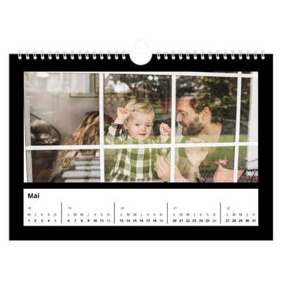 Calendrier photo A4 — Bodures noires [couverture]