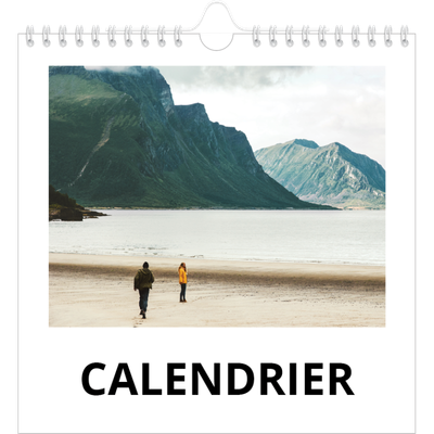 Calendriers annuels carré — Espace blanc [couverture]