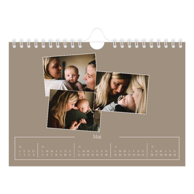 Calendrier photo A5 — Souvenirs artisanaux [couverture]