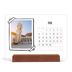 Calendrier de bureau support bois - paysage   — Instants d'album photo [Avril]